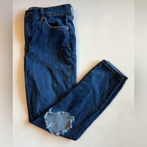 FREE PEOPLE DESTROYED SKINNY JEANS, SZ 31
